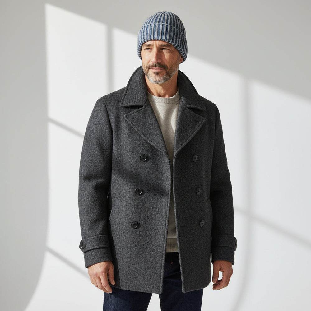 Berretto in Cashmere Notturno-Gris